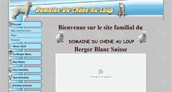 Desktop Screenshot of domaineducheneauloup.com